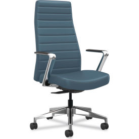 HON® Cofi Executive High Back Chair Supports up to 300 lb Nimbus/Aluminum HONCEUW0PU93C9P