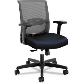 HON® Convergence Mid-Back Task Chair Synchro-Tilt and Seat Glide 275 lb Capacity Navy/Black HONCMY1ACU98