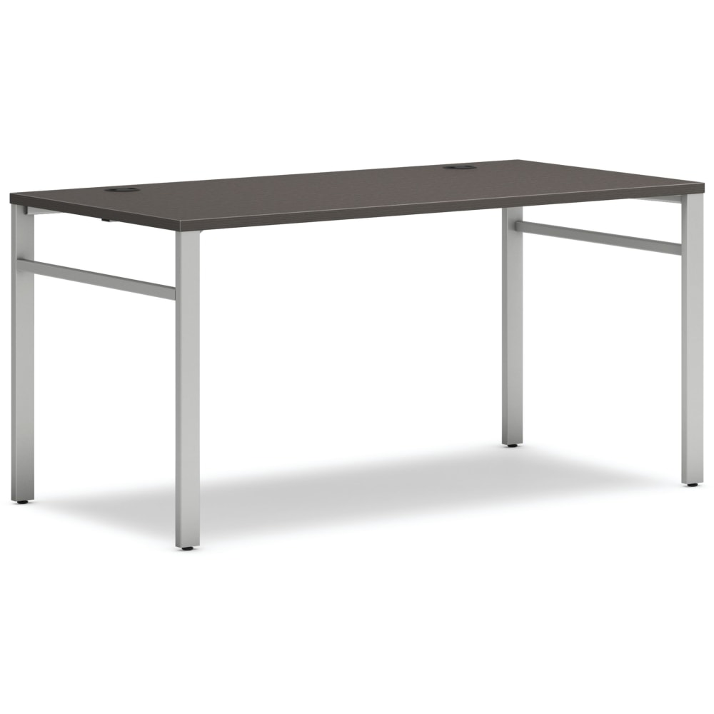 HON Mod Table Desk With U-Legs, 29inH x 60inW x 30inD, Silver/Slate Teak MPN:HONMOD028