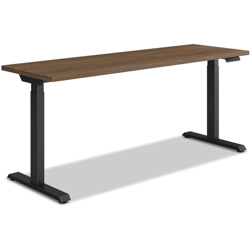 HON Coordinate Height-Adjustable Writing Desk, 70inW, Pinnacle/Black MPN:HONHAT2SPNB2270