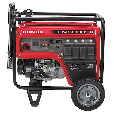 Portable Generator, Gasoline, 4, 500 W Rated, 7, 000 W Surge, Electric, Recoil Start, 120/240V AC MPN:EM5000XAN2