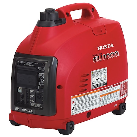 Portable Generator, Gasoline, 900 W Rated, 1, 000 W Surge, Recoil Start, 120V AC, 8.3/7.5 A MPN:EU1000TAN1