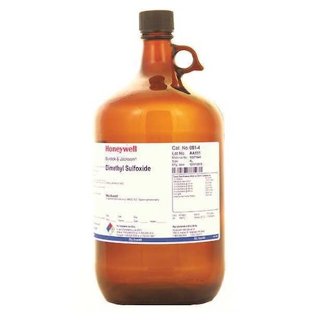 Dimethyl Sulfoxide, 4L, AnalyticalGrde, PK4 MPN:081-4