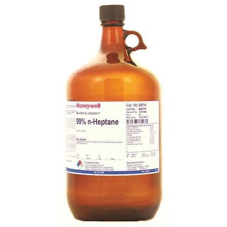 Heptane, 4L, Analytical Grd, CH3CH25CH3, PK4 MPN:207-4