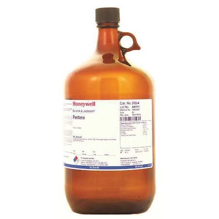 Pentane, 4L, Analytical Grd, CH3CH23CH3, PK4 MPN:312-4