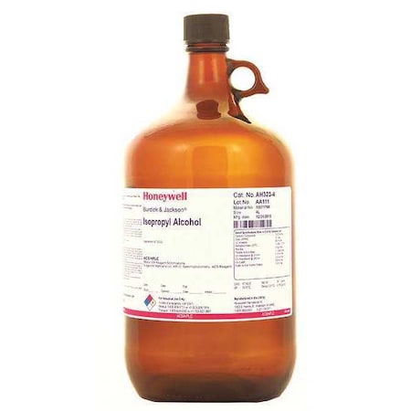 Isopropyl Alcohol, CH3CHOHCH3, 60.11, PK4 MPN:AH323-4