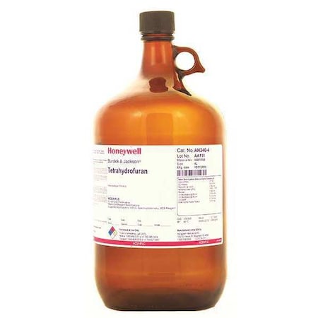 Tetrahydrofuran, 4L, HPLC Grade, C4H8O, PK4 MPN:AH340-4