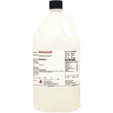Acetone, (CH3)2CO, 58.08, 4L, PK4 MPN:LP010-4P