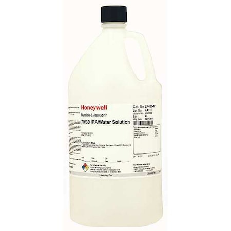 IPA/Water Solution, CH3CHOHCH3, 4L, PK4 MPN:LP420-4P