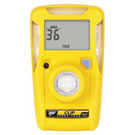 Single-Gas Detector, Audible, Vibrating, Visual, 3 yr Battery Life MPN:BWC3-H