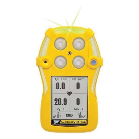 Repl Gas Detector Front Enclosure, Yellow MPN:QT-FC1