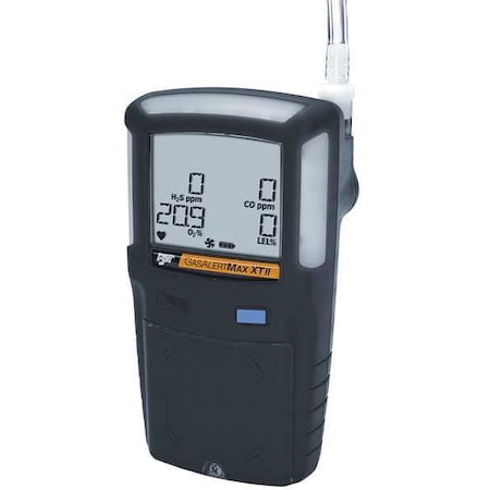 Multi-Gas Detector, 2 Gas, China/New Zealand, Audible, Vibrating, Visual, Alphanumeric LCD MPN:XT-X00M-B-CN