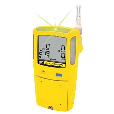 BW Max XT Multi-Gas Detector, 95 dB Audible, Vibrating, Visual, LCD, 2 yr Battery Life MPN:XT-XWOO-Y-NA