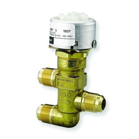 Hydronic Globe Valve, Three-Way, 3/8 in MPN:VP526A1092/U