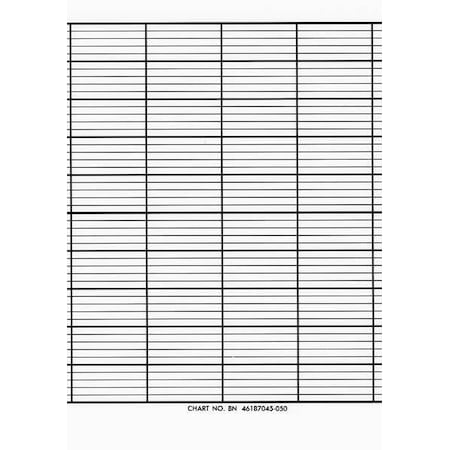 Strip Chart, Fanfold, Range None, 50 Ft MPN:BN 46187045-050