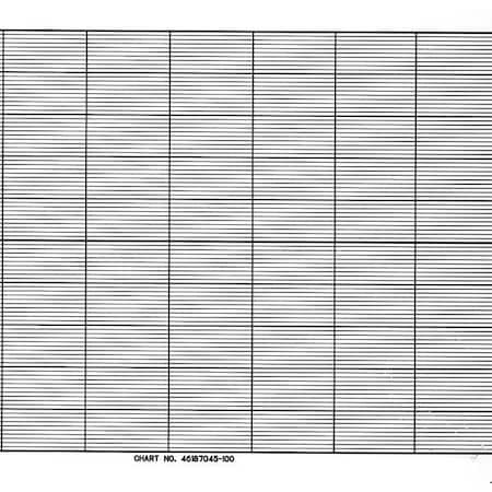 Strip Chart, Fanfold, Range None, 46 Ft MPN:BN 46187045-100