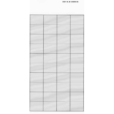 Strip Chart, Roll, Range None, Length 115Ft MPN:BN 46190052-100