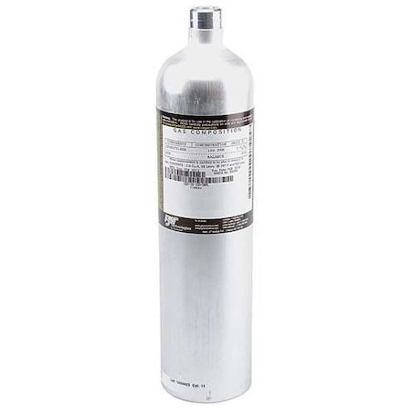 Calibration Gas, 1.25 Percent CH4, 58L MPN:CG-Q58-4JK