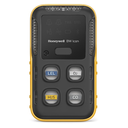 BW Icon+ Multi-Gas Detector, IP66/IP68, Audible, Vibrating, Visual, LED, 2 mo Battery Life MPN:CP-I-W5X1H1M1-Y-00