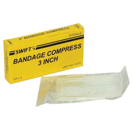 Gauze Compress, Sterile, No, Cotton, PK2 MPN:35143TC