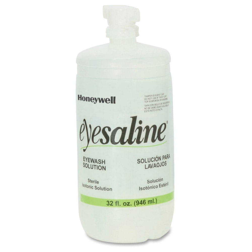 Honeywell Fendall Eyesaline Eyewash Solution - 1 quart - Tamper Resistant, Blow-fill-seal - 1 Each (Min Order Qty 4) MPN:3200045500EA