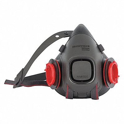 Half Mask Respirator Black M Mask Size MPN:HM501TM