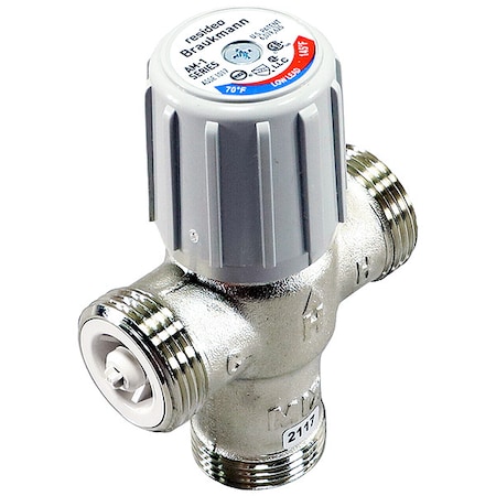 AM-1 SERIES LEAD FREE MIXING VALVE, 1/2