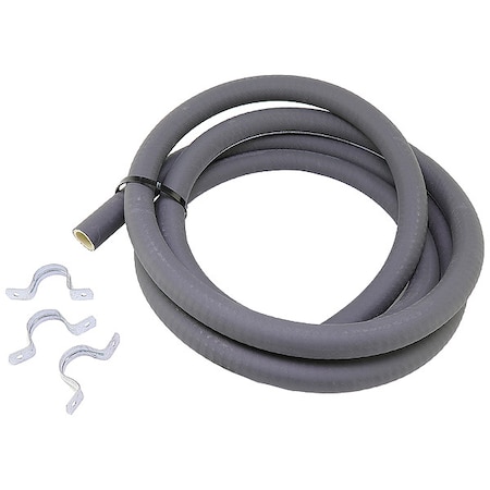 Steam Hose, 0.5 in W, Rubber MPN:HM750AHOSEKIT/U