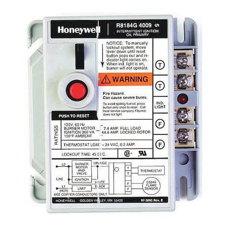 TRADELINE 120V 60HZ S-SWITCH 45 SEC MPN:R8184G4009