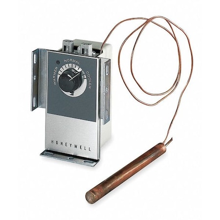 Pneumatic Temperature Transmitter, 1/4 in Barb, 2-Pipe, Single Temp., Liquid Filled, Remote Bulb MPN:LP916B1082/U