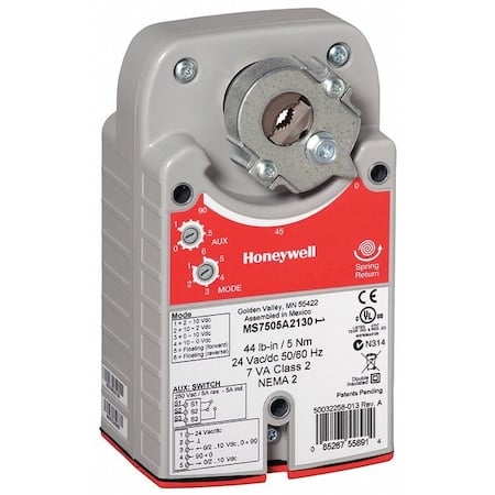 Electric Actuator, 27 in.-lb., -22 to 149 MPN:MS8103A1130/U