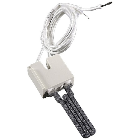 Hot Surface Igniter, LP/NG, 120, 5 in L., Silicon Carbide, Bracket, Screw, Wiring Accessories MPN:Q4100C9046