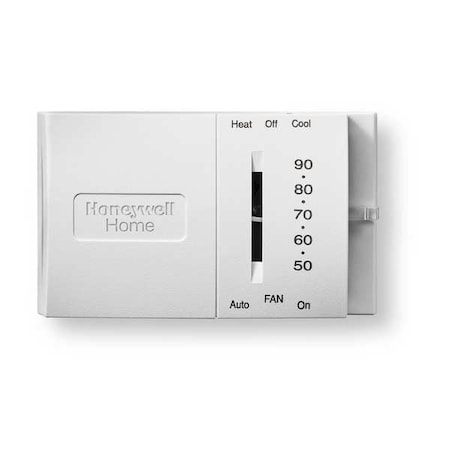 Thermostat, 1 H, 1 C, Wall or Outlet Box Mount, Hardwired, 20/30VAC MPN:T8034N1007