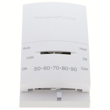 Low Voltage Thermostat, 1 H, 1 C, Wall or Outlet Box Mount, Hardwired, 20/30VAC MPN:T834N1002