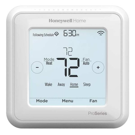 Programmable Thermostat, 7, 5-2, 5-1-1 Programs, 2 H, 2 C, Wall Mount, Hardwired, 20/30VAC MPN:TH6220WF2006/U