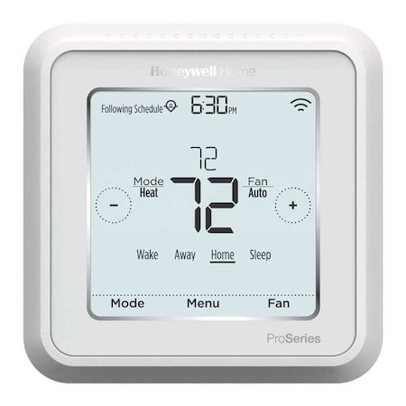 WiFi Thermostat, 7, 5-2, 5-1-1 Programs, 3 H, 2 C, Wall Mount, Hardwired, 20/30VAC MPN:TH6320WF2003/U