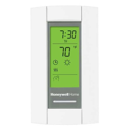 Line Voltage Thermostat, Open on Rise, Vertical, 40 Degrees to 86 Degrees F, DPST, 208 V AC MPN:TL8230A1003