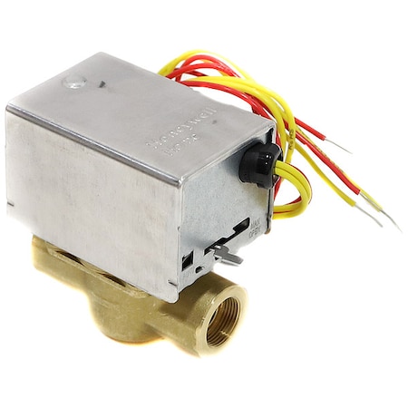 Motorized Zone Valve, NC, Brass, 1/2inFlare MPN:V8043E1129