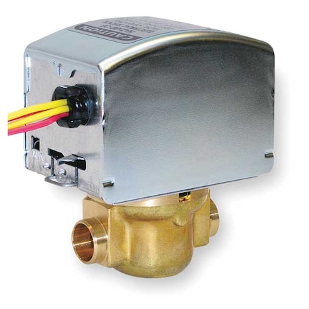 Motorized Zone Valve, NC, Brass, 3/4inSweat MPN:V8043F1093