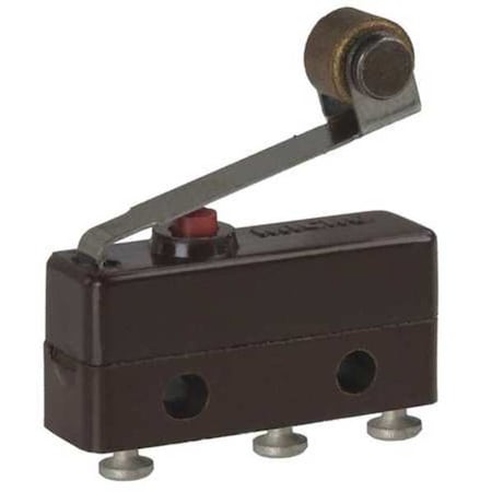 Miniature Snap Action Switch, Lever, Roller Actuator, SPDT, 5 A at 240 V AC Contact Rating MPN:111SM2-T
