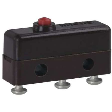 Miniature Snap Action Switch, Pin, Plunger Actuator, SPDT, 5 A at 240 V AC Contact Rating MPN:11SM1-T