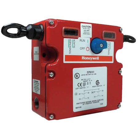 Cable-Pull Safety Switch - 2CPS Series, Dual End, 500 ft Span, IP67 MPN:2CPSA1A1