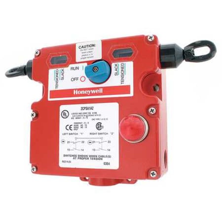 Cable Pull Switch, Double, 2NC/2NO, 120VAC MPN:2CPSA1A2B