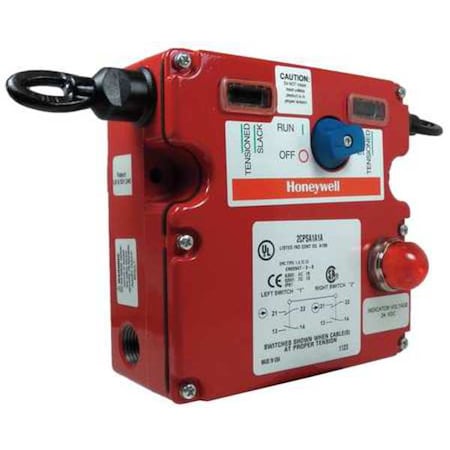 Cable-Pull Safety Switch - 2CPS Series, Dual End, 500 ft Span, IP67 MPN:2CPSA2A1A