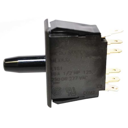 Snap Action Switch, Plunger Actuator, DPDT, 10 A at 240 V AC Contact Rating MPN:2DM1