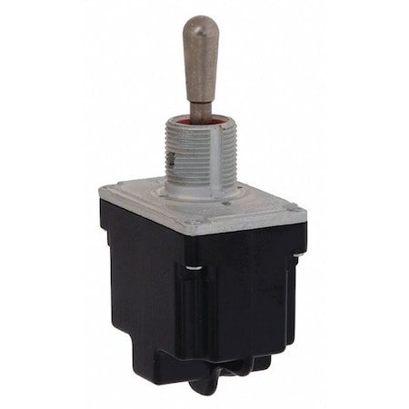 Toggle Switch, DPDT, 6 Connections, Momentary On/Maintained Off/Momentary On, 1/2 hp, 10A at 277V AC MPN:2TL1-7