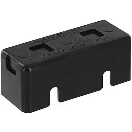 Snap Switch Terminal Enclosure - Plastic, Rectangular, 2.08 in Length, Black MPN:5PA2