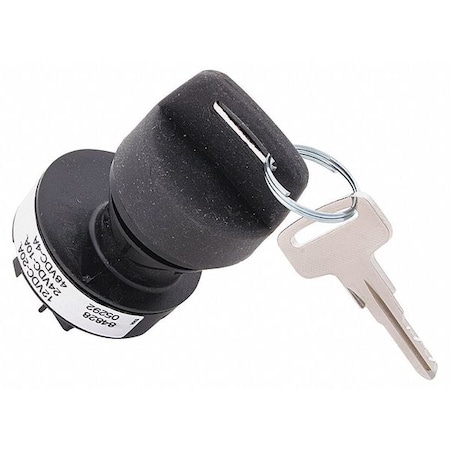 Key Switch Off-On-(On) 20A 12VDC Quick Connect Terminals MPN:84829-08