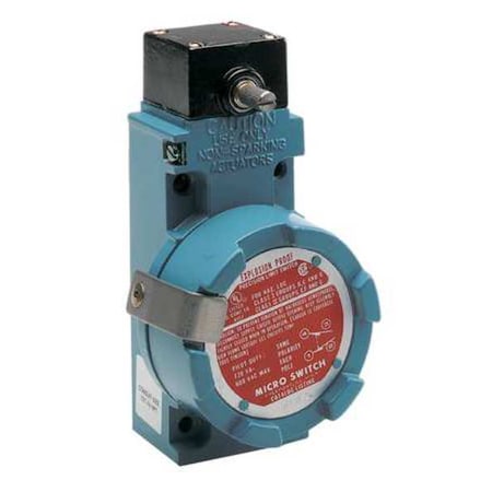 Explosion Proof Limit Switch, No Lever, Rotary, 2NC/2NO, 10A at 600V AC, Actuator Location: Side MPN:BXN4L