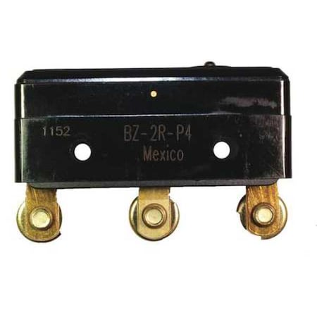 Snap Action Switch, Pin, Plunger Actuator, SPDT, 15 A at 240 V AC Contact Rating MPN:BZ-2R-P4
